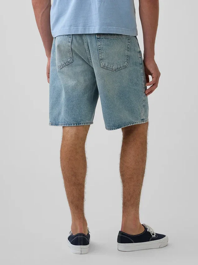 Pantalones cortos de mezclilla holgados estilo años 90