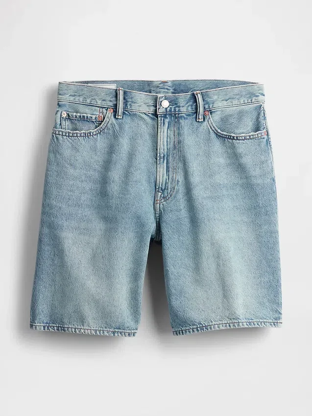 Pantalones cortos de mezclilla holgados estilo años 90