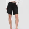 Pantalones cortos de mezclilla holgados estilo años 90, de talle medio, de 8"