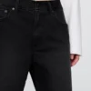 Pantalones cortos de mezclilla holgados estilo años 90, de talle medio, de 8"