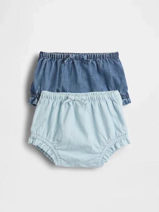 Pantalones cortos de mezclilla para bebé (paquete de 2)