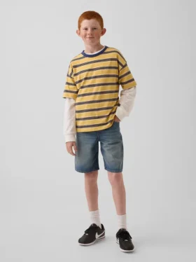 Pantalones cortos de mezclilla para niños «90s Loose Easy» ultrasuaves