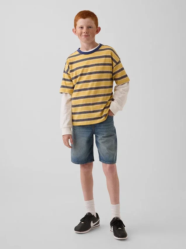 Pantalones cortos de mezclilla para niños «90s Loose Easy» ultrasuaves