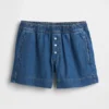 Pantalones cortos de mezclilla ultrasuaves de talle medio