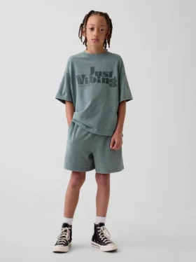 Pantalones cortos de peso pesado para niños
