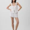 Pantalones cortos de pijama bordados