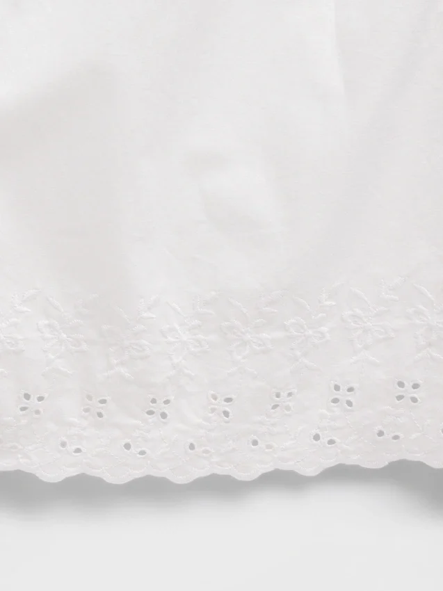 Pantalones cortos de pijama bordados