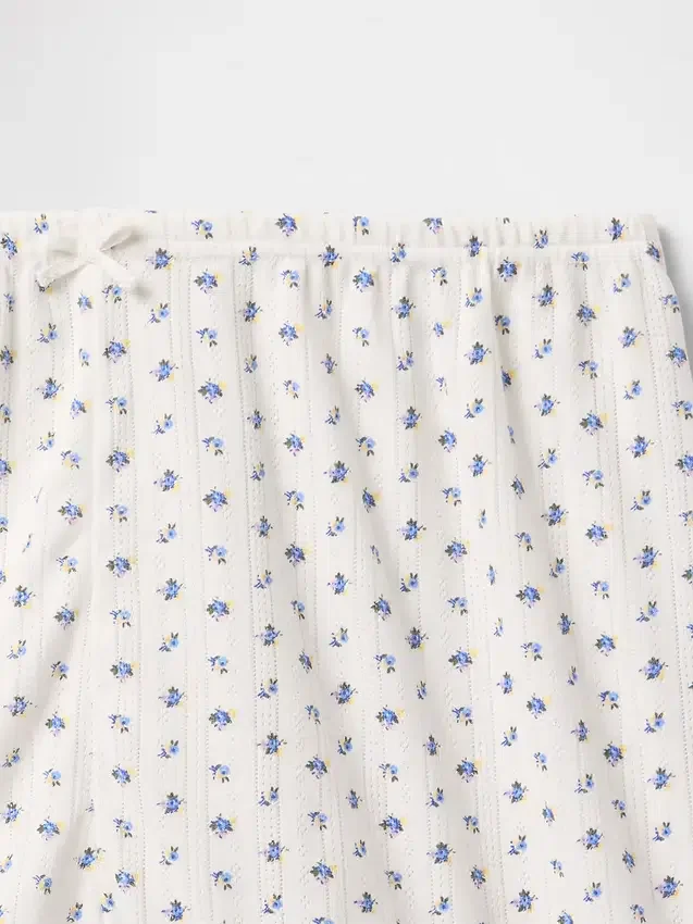 Pantalones cortos de pijama con diseño de punto calado