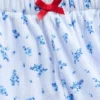 Pantalones cortos de pijama de canalé reciclado para niños