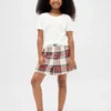 Pantalones cortos de pijama de franela reciclada para niños