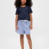 Pantalones cortos de pijama de franela reciclada para niños