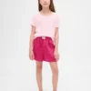 Pantalones cortos de pijama de franela reciclada para niños