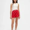 Pantalones cortos de pijama de franela reciclada para niños