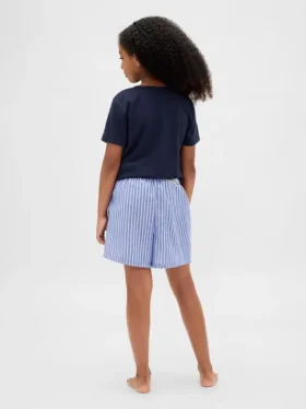 Pantalones cortos de pijama de franela reciclada para niños