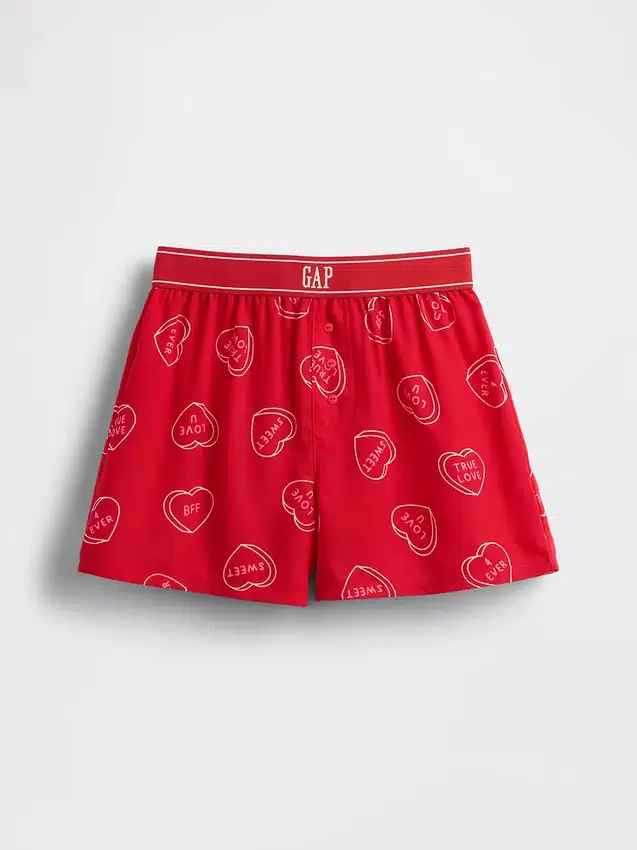 Pantalones cortos de pijama de franela reciclada para niños