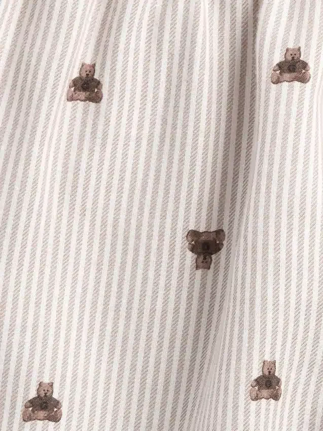 Pantalones cortos de pijama de franela reciclada para niños