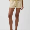 Pantalones cortos de pijama de gasa arrugada