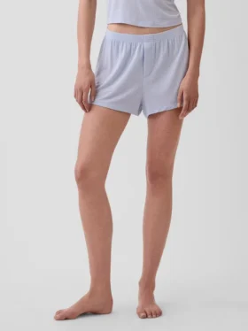 Pantalones cortos de pijama de modal acanalado ultra suaves