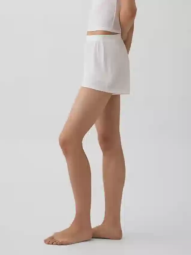 Pantalones cortos de pijama de modal acanalado ultra suaves
