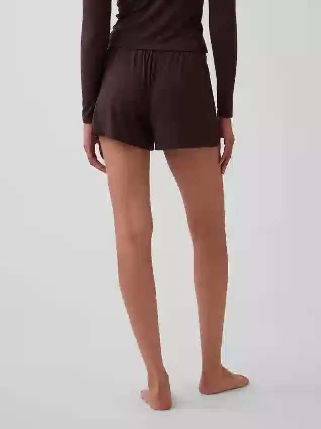 Pantalones cortos de pijama de modal acanalado ultra suaves