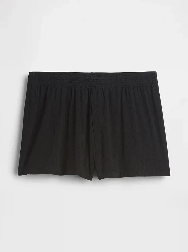 Pantalones cortos de pijama de modal acanalado ultra suaves