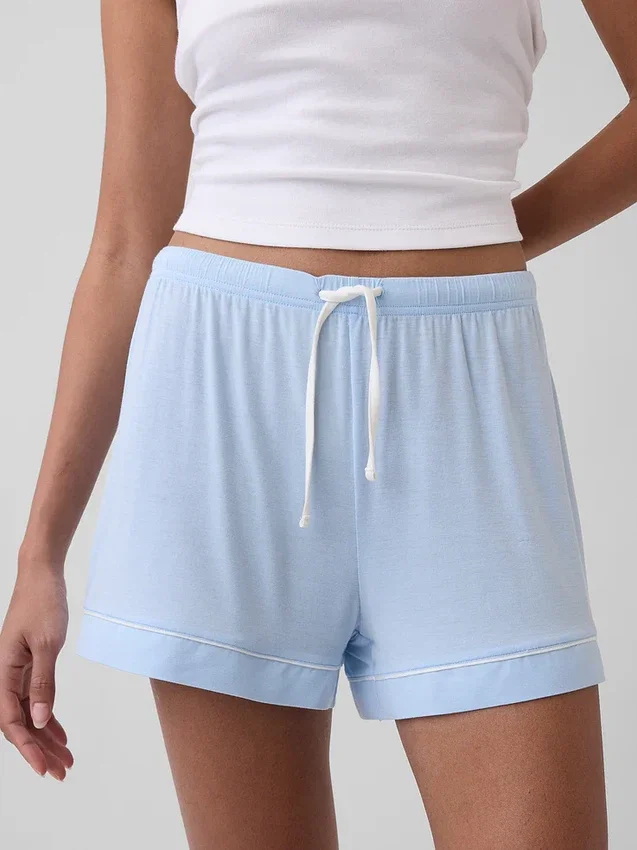 Pantalones cortos de pijama de modal, los más suaves