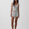 Pantalones cortos de pijama de modal supersuave con ribete de encaje