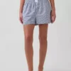 Pantalones cortos de pijama de popelín