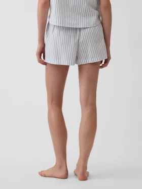 Pantalones cortos de pijama de popelín