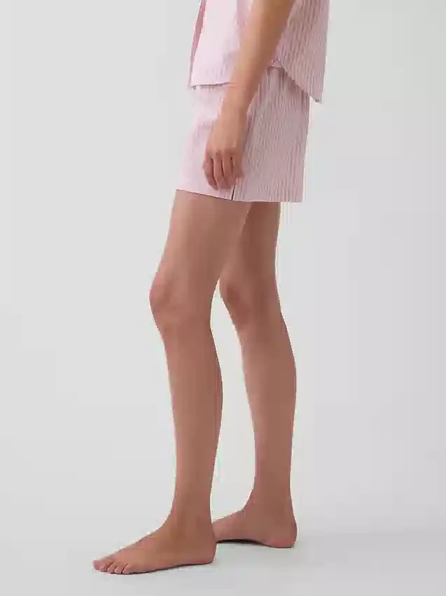 Pantalones cortos de pijama de popelín