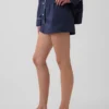 Pantalones cortos de pijama de popelín