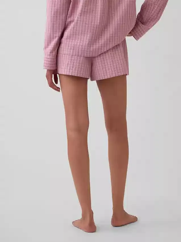 Pantalones cortos de pijama de popelín