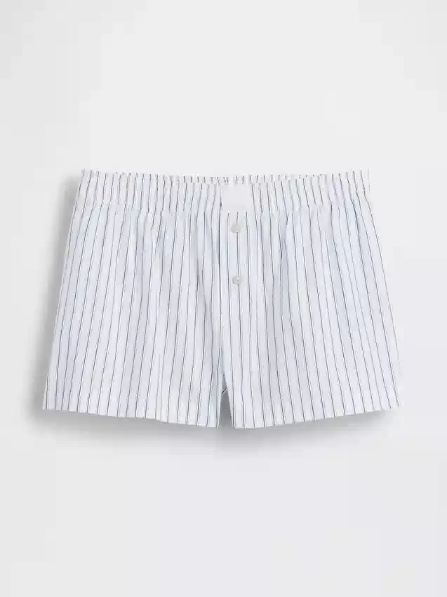 Pantalones cortos de pijama de popelín