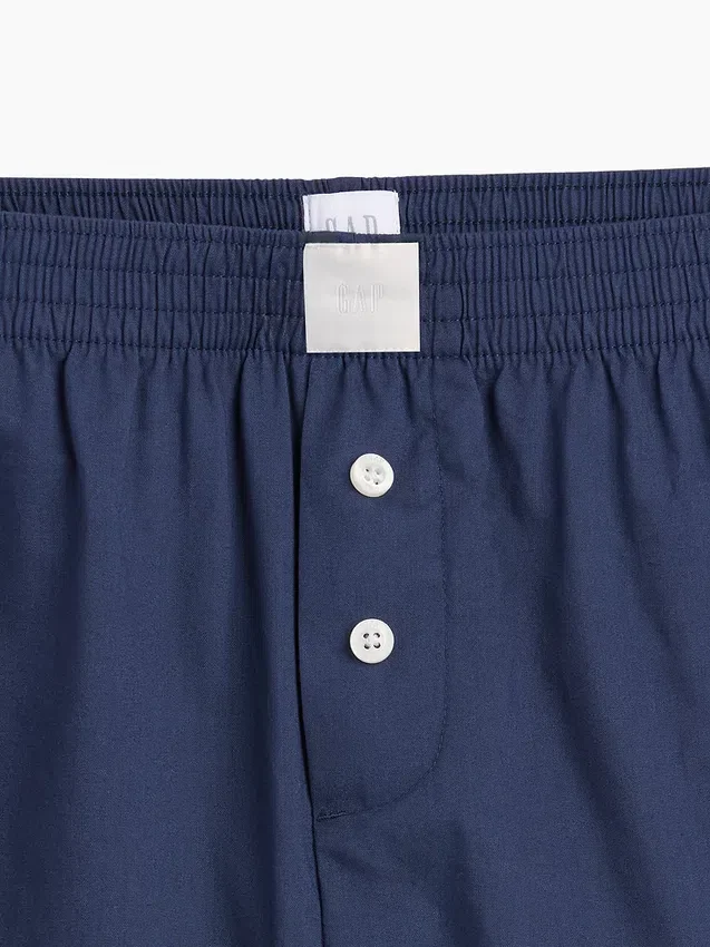 Pantalones cortos de pijama de popelín