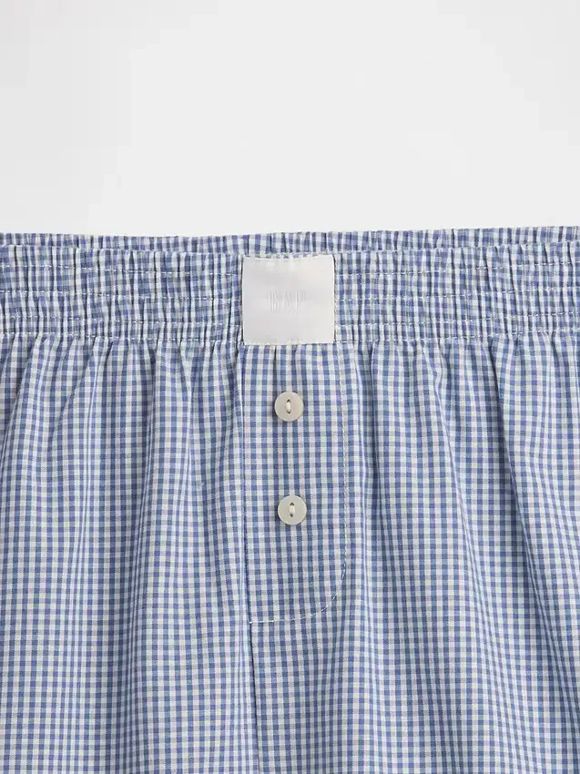 Pantalones cortos de pijama de popelín