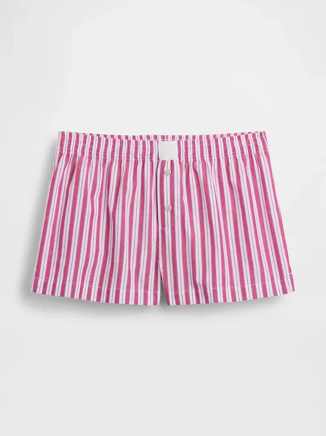 Pantalones cortos de pijama de popelín
