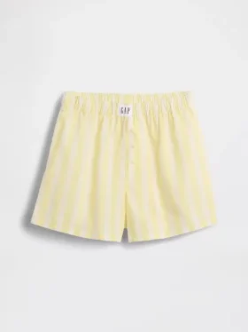 Pantalones cortos de pijama de popelín reciclado para niños