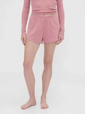 Pantalones cortos de pijama de punto Pointelle de GAP × Summer Fridays