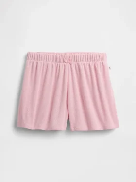 Pantalones cortos de pijama de punto pointelle reciclado para niños