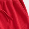Pantalones cortos de pijama de punto waffle