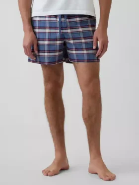 Pantalones cortos de pijama de tela Oxford