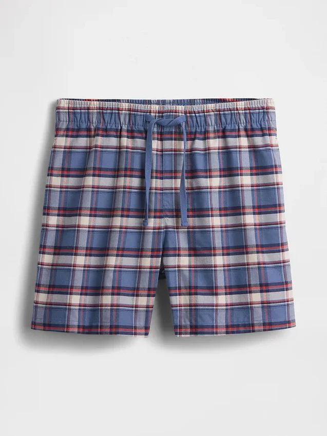 Pantalones cortos de pijama de tela Oxford