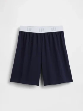 Pantalones cortos de pijama para niños con logotipo reciclado
