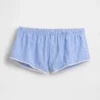 Pantalones cortos de pijama tipo bloomer de popelín