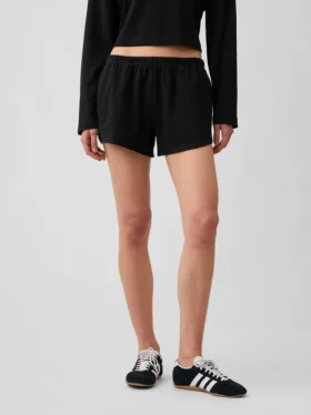 Pantalones cortos de punto con diseño de delfines de 3″