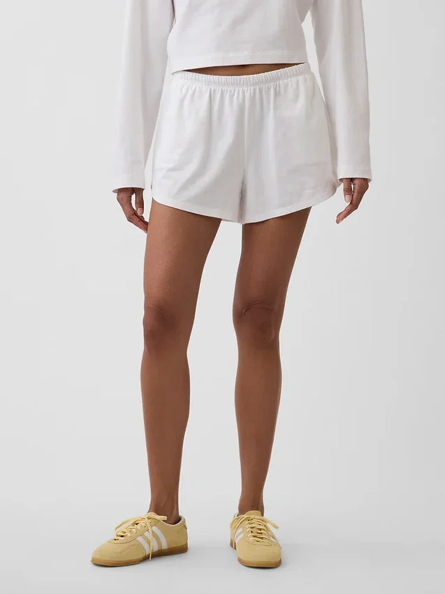 Pantalones cortos de punto con diseño de delfines de 3"