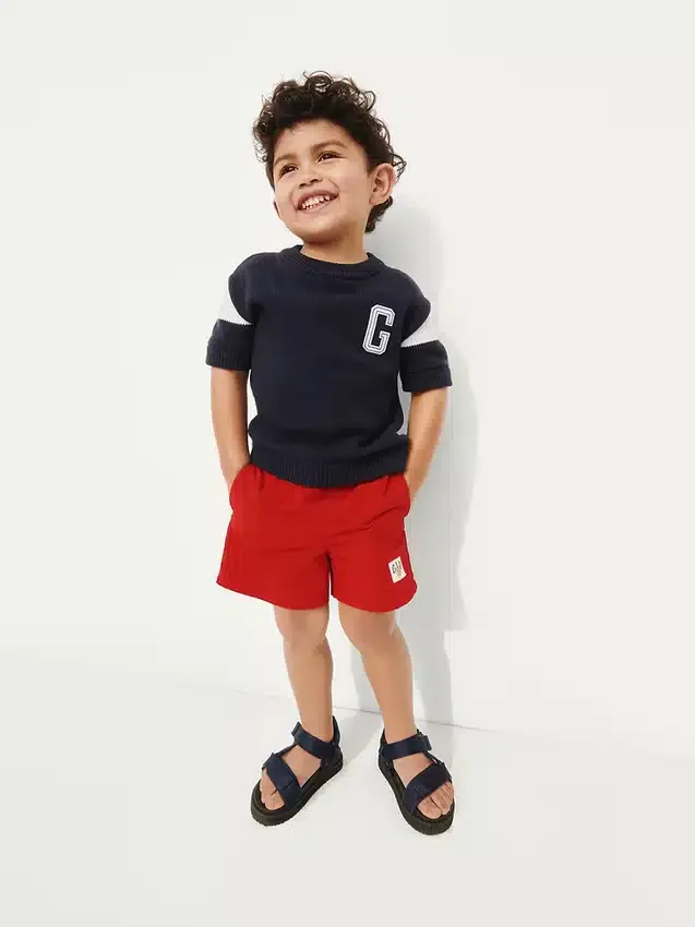 Pantalones cortos de secado rápido para bebés y niños