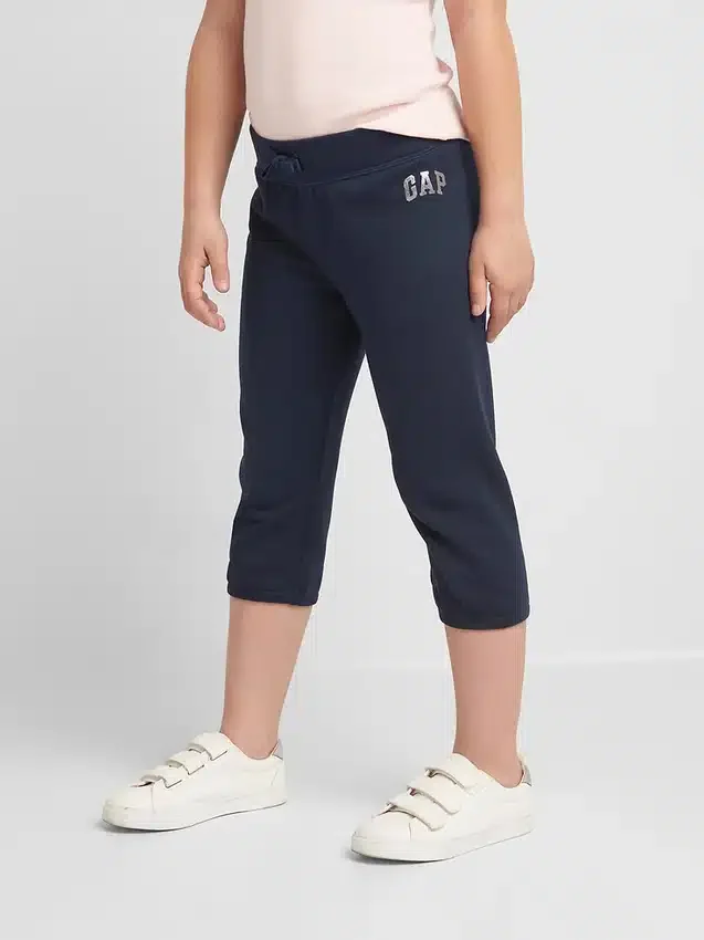 Pantalones cortos de sudadera con logotipo decorado