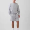 Pantalones cortos de sudadera de felpa francesa gruesa para adultos