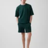 Pantalones cortos de sudadera de felpa francesa gruesa para adultos